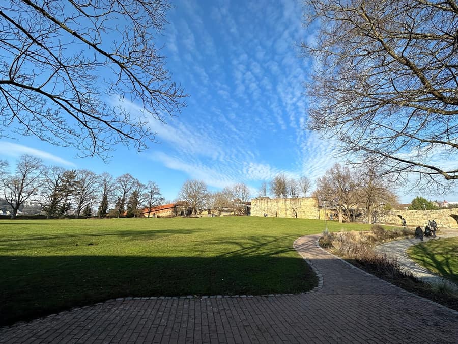 Wehrgang der Burg